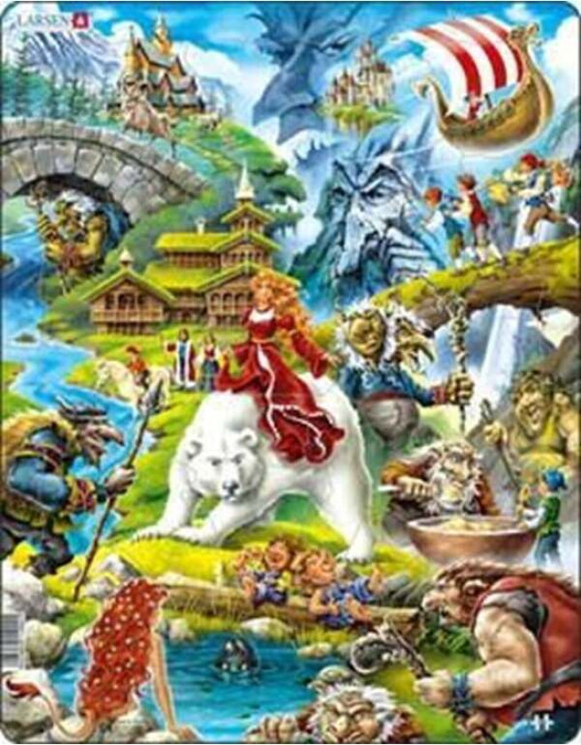 Puzzle Folktale - 30 pieces Maxi (36.5x28.5 cm) Gulv