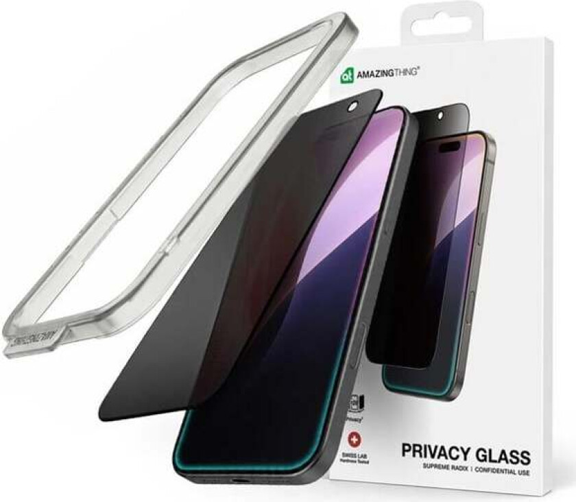 Radix Privacy Glass Privacy Tempered Glass for iPhone 16 Pro