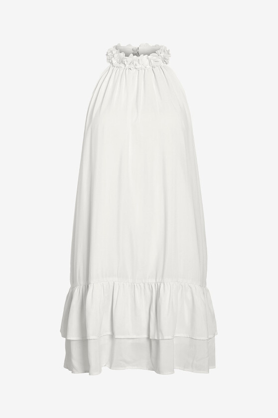 Kjole viDolly Halterneck Short - Hvit