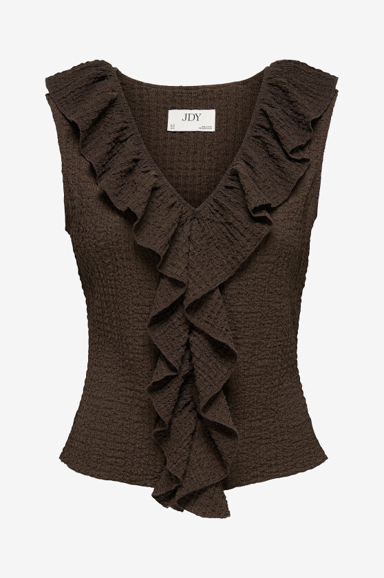 Topp jdyTurbo S/L Frill Top Jrs - Natur