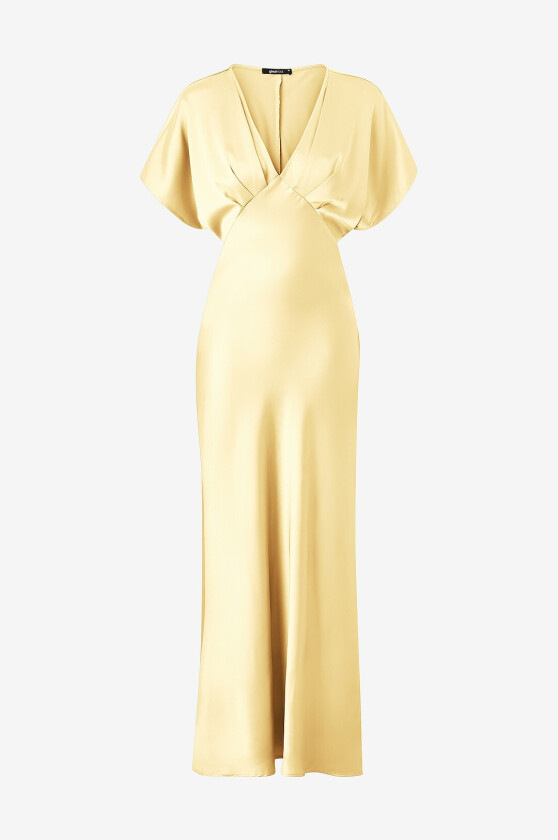 Maxikjole Satin Maxi - Flerfarget