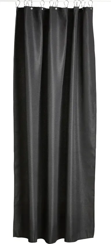 Lux dusjforheng Black, 200x220 cm