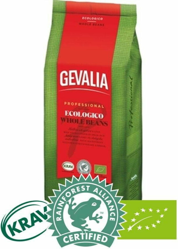 Kaffebønner Bæredygtig/øko 1kg - Gevalia