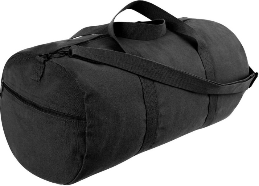 Canvas Duffel Bag Skulderveske 12L Svart