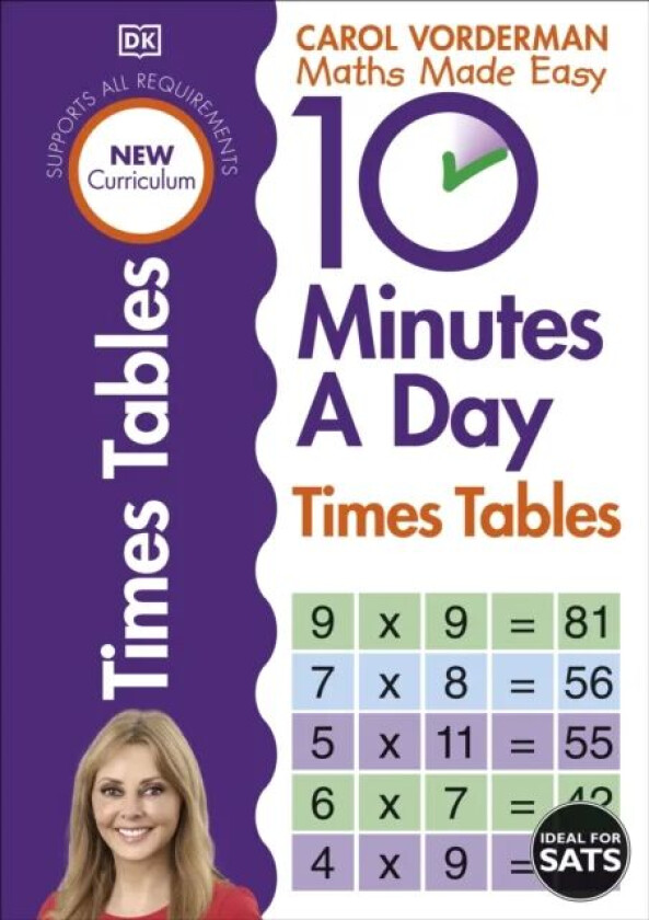 10 Minutes A Day Times Tables, Ages 9-11 (Key Stage 2) av Carol Vorderman