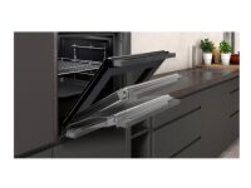 N 90 B47FS26G0 - Ovn - med dampfunksjon - innebygd - Wi-Fi - fordypning - bredde: 56 cm - dybde: 55 cm - høyde: 59.5 cm - med selvrens - Klasse A+ - grafittgrå
