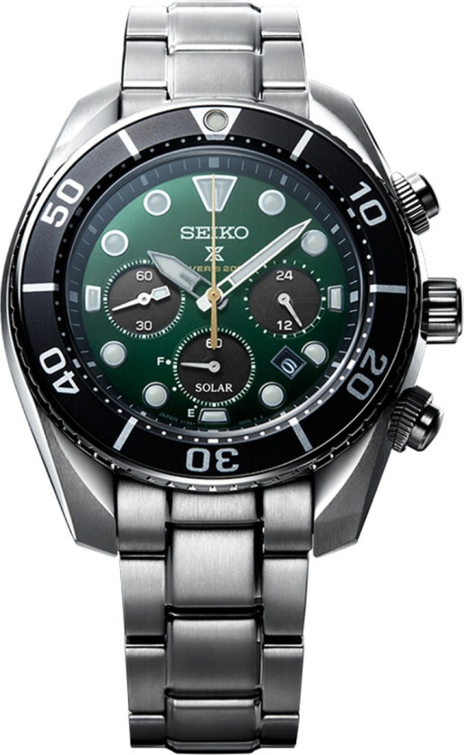 Seiko Prospex Solar Island Green Limited Edition (4000 pieces worldwide) SSC807J1 - RIP - Kvarts - Sølv - Herreklokker - Rustfritt stål - ledd...
