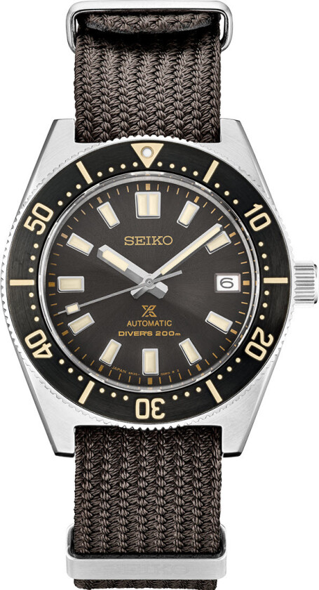 Seiko Prospex 1965 Divers Modern Re-interpretation SPB239J1 - Automatisk - Sølv - Herreklokker - Stoff - Safir