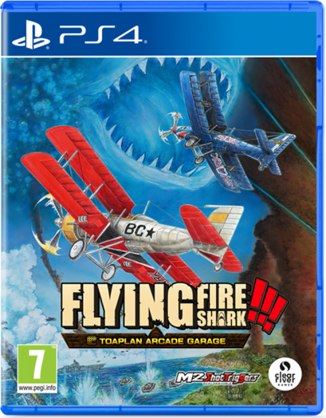 Toaplan Arcade Garage: Flying Fire Shark - Sony PlayStation 4 - Shoot 'em up