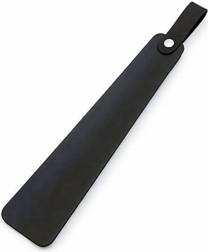 SKOHORN SORT 20CM MED TØYPOSE