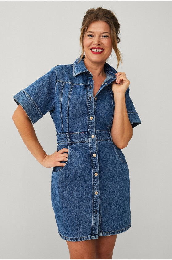 Denimkjole Fig - Blå