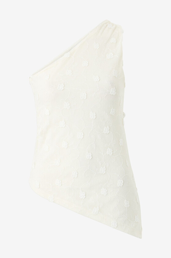 Topp 3D One Shoulder - Natur
