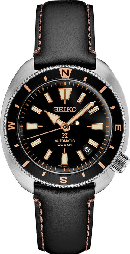 Seiko Prospex Land Tortoise SRPG17K1 - Automatisk - Sølv - Herreklokker - Skinn - Safir