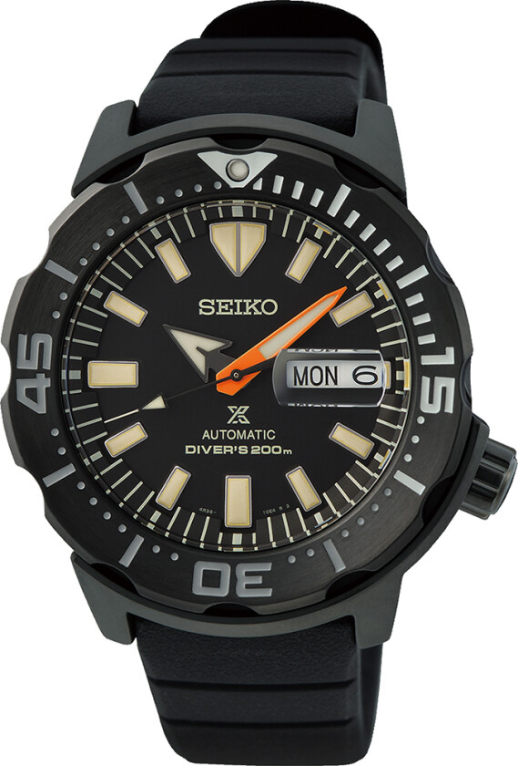 Seiko Prospex Black Series Divers Limited Edition SRPH13K1 - Automatisk - Sort - Herreklokker - Silikon - Safir