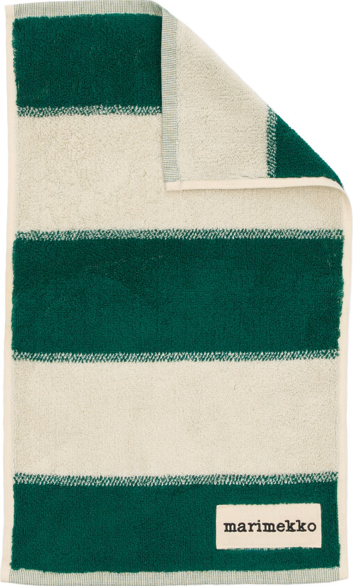 Galleria Guest Towel 30 x 50 cm Emerald, Melon - Håndklær og badehåndklær - Vuokko Eskolin-Nurmesniemi