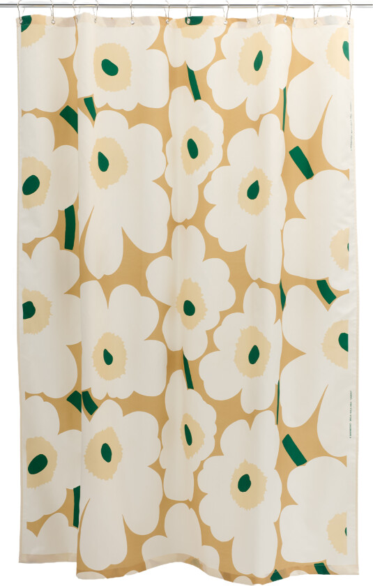 Unikko Shower Curtain 180X200 - Håndkleholdere
