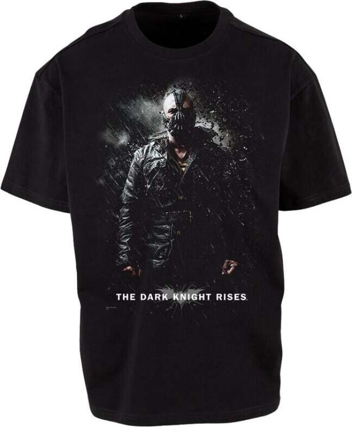 T-skjorte - Bane Dark Knight Rises In The Rain - M til 3XL - Herrer - svart