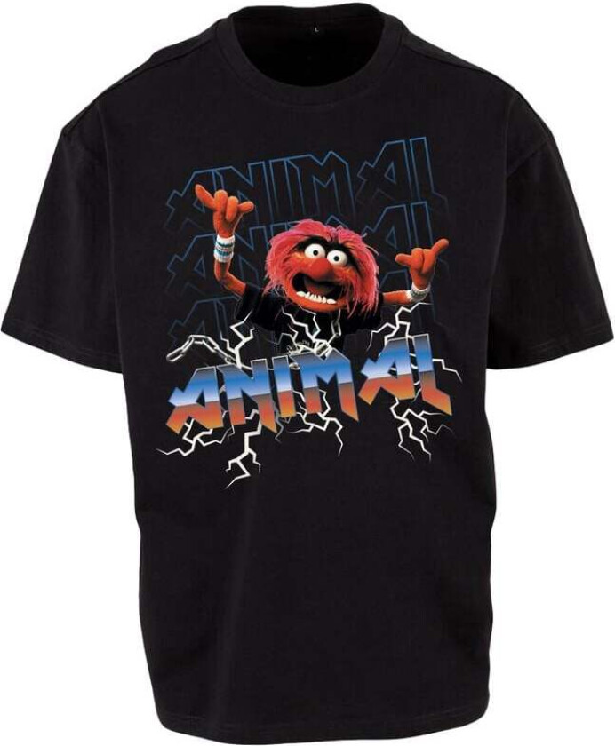 Disney T-skjorte - Animal Repeat Rock - M til 3XL - Herrer - svart
