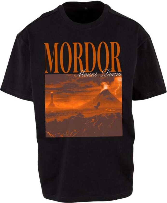 T-skjorte - Mordor Mount Doom - M til 3XL - Herrer - svart