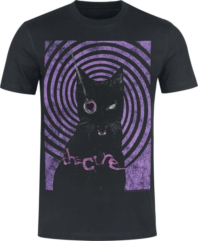 T-skjorte - Black Cat - S til 3XL - Herrer - svart