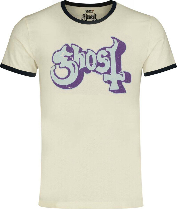 T-skjorte - Logo - Ringer Shirt - S til 5XL - Herrer - antikk hvit