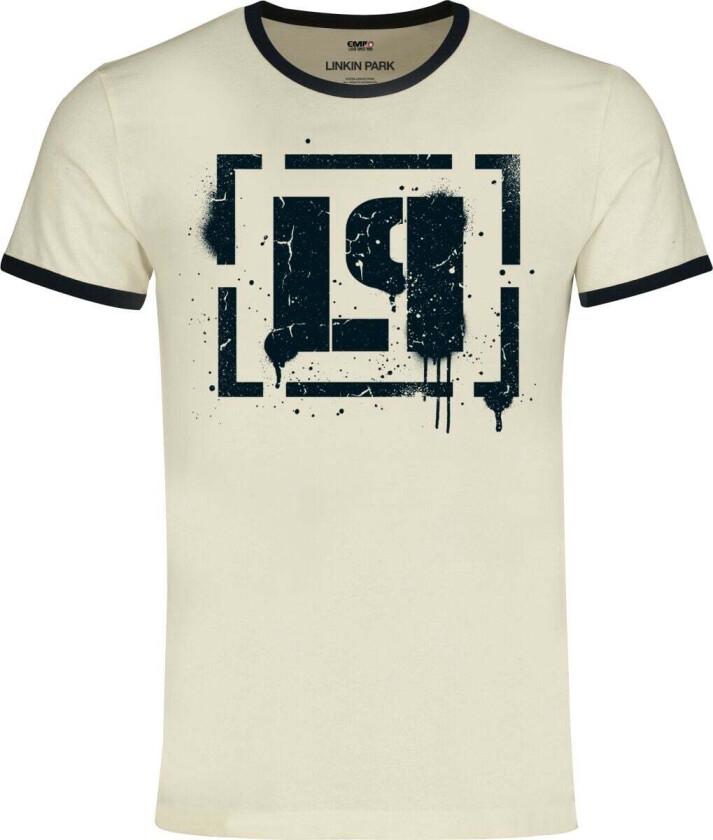 T-skjorte - Logo - Ringer Shirt - S til 5XL - Herrer - antikk hvit