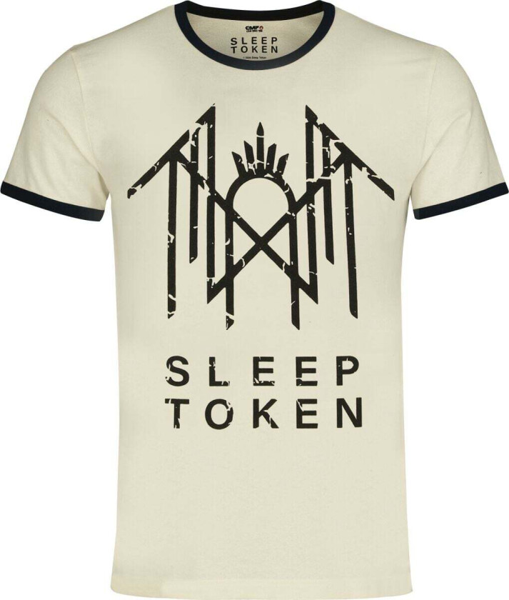 T-skjorte - Logo - Ringer Shirt - S til 5XL - Herrer - antikk hvit