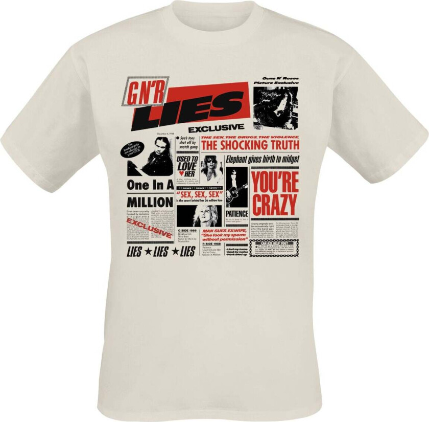 T-skjorte - Lies - S til 3XL - Herrer - natur