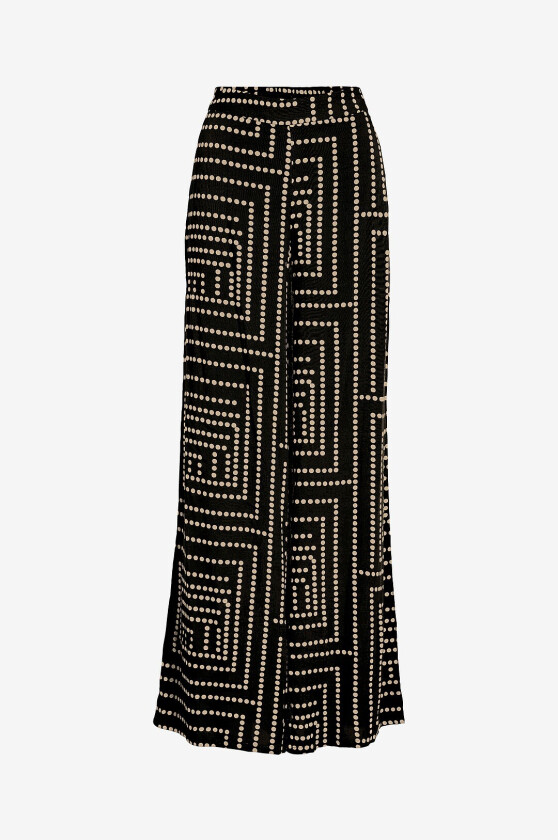 Bukse viFrelli Kleo HW Loose Pants - Svart