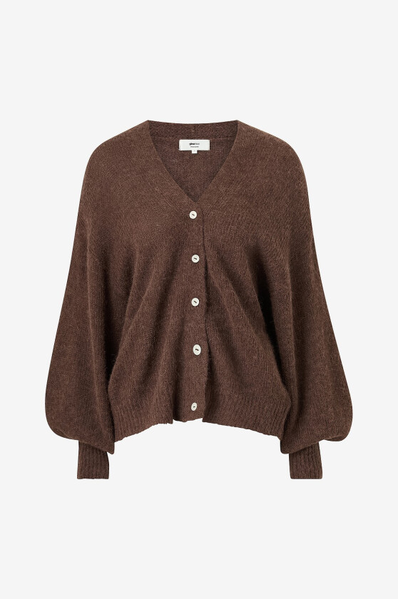 Kofte Chunky Knitted Cardigan - Brun