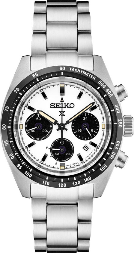 Prospex Speedtimer 1969 Re-Creation Solar SSC813P1 - Kvarts - Sølv - Herreklokker - Rustfritt stål - ledd m/pin - Safir