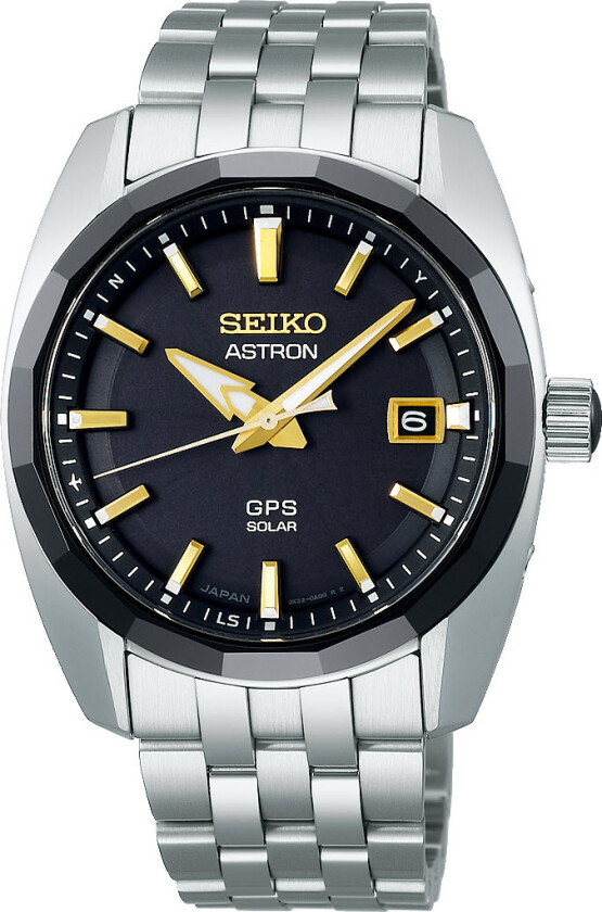 Seiko Astron GPS Solar SSJ011J1 - Kvarts - Sølv - Herreklokker - Rustfritt stål - ledd m/skrue - Safir
