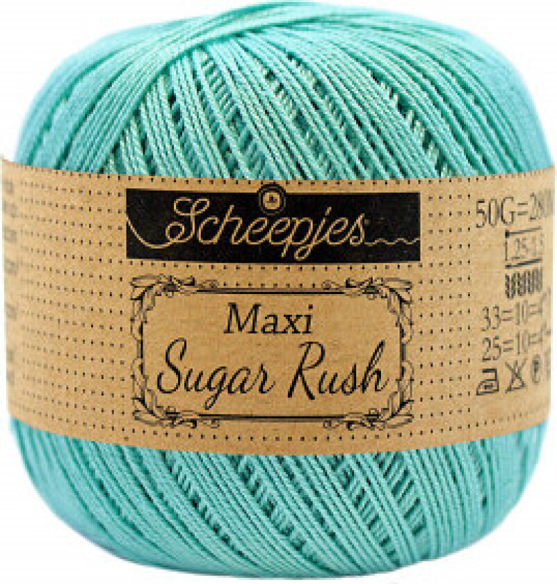 Maxi Sugar Rush Garn Unicolor 253 Tropisk