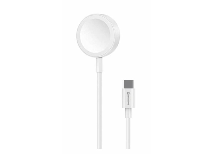 Swissten 3W trådløs lader for Apple Watch USB C