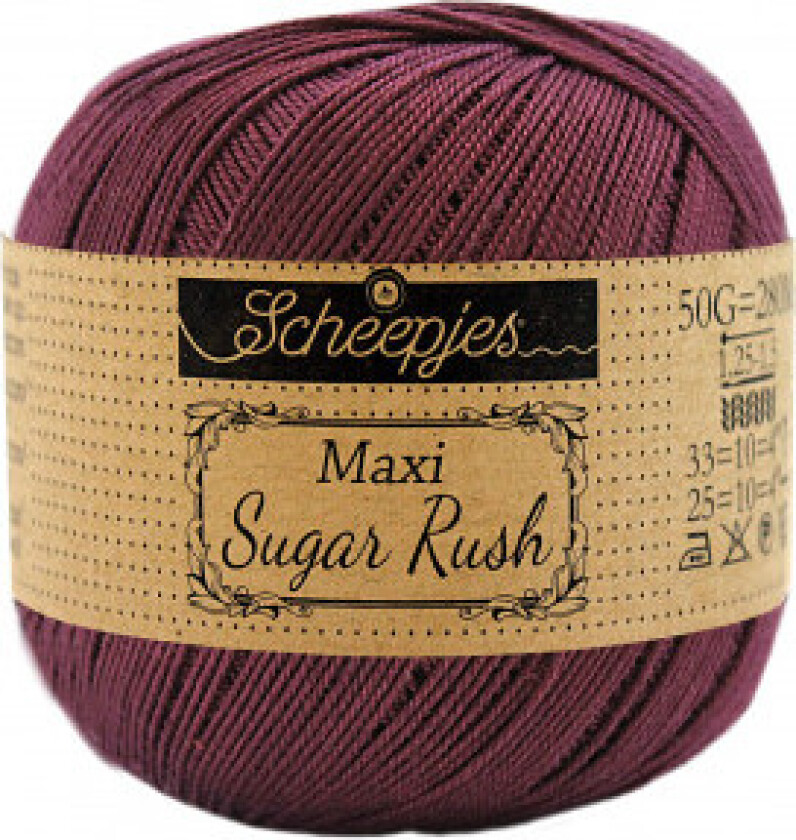 Maxi Sugar Rush Garn Unicolor 394 Skygge Lilla