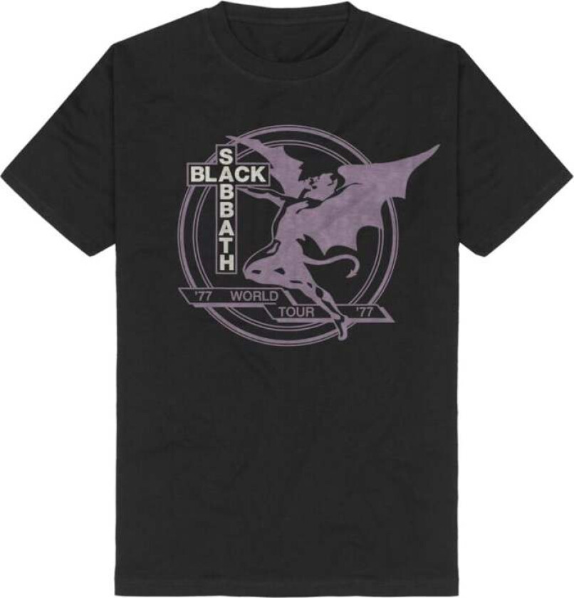 T-skjorte - World Tour 1977 - S til 3XL - Herrer - svart