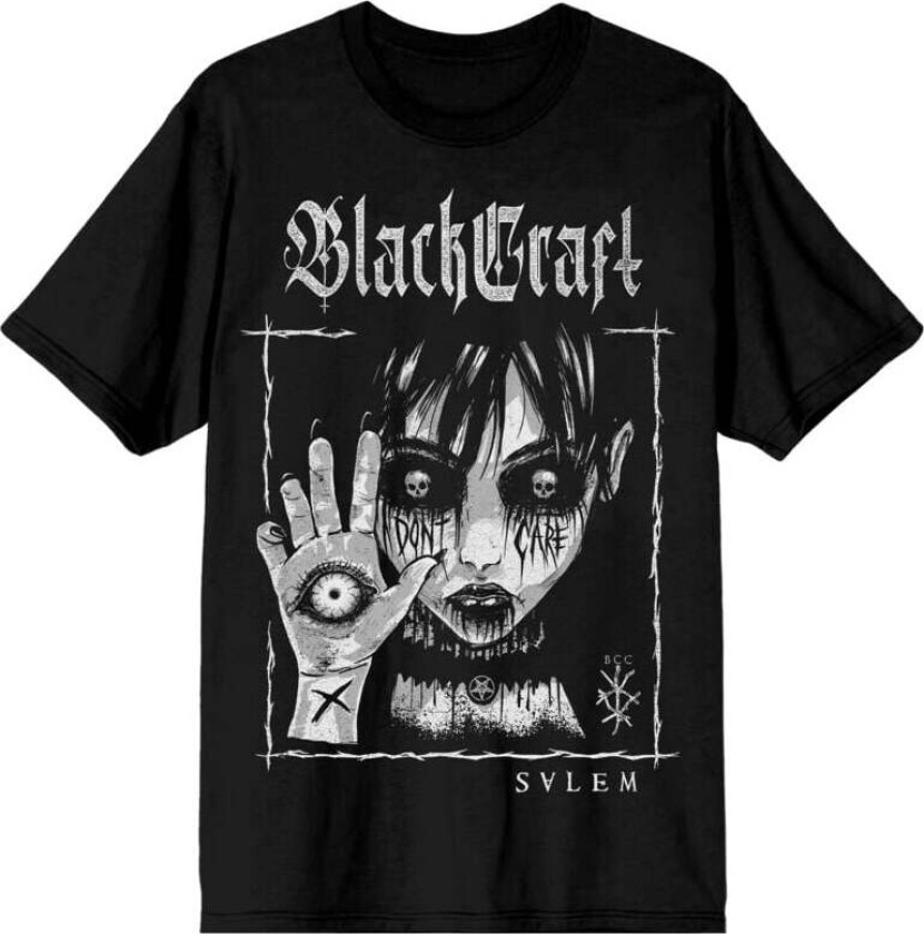 Goth T-skjorte - Anime Girtl T-Shirt - M til XXL - Herrer - svart