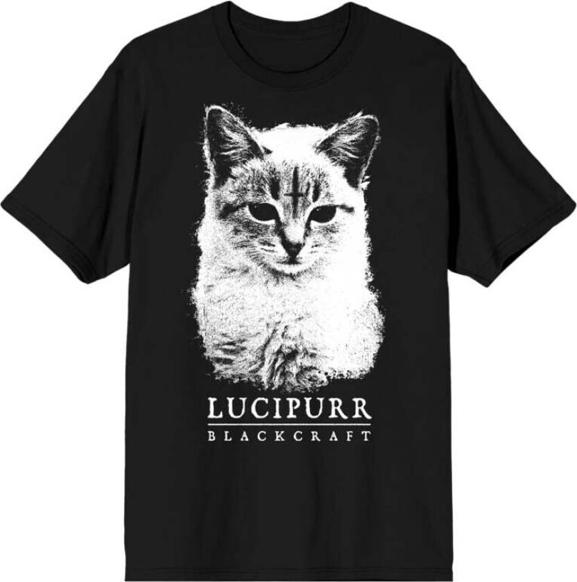 Goth T-skjorte - Lucipurr T-Shirt - M til XXL - Herrer - svart
