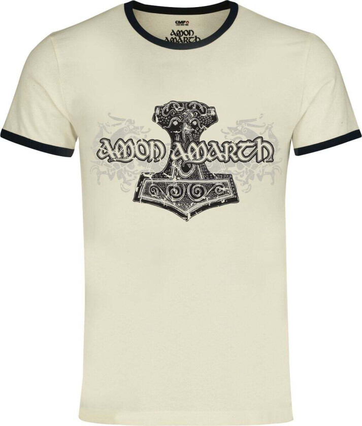 T-skjorte - Thorhammer - Ringer Shirt - S til 5XL - Herrer - antikk hvit