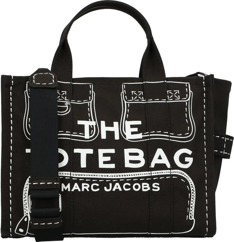 The Trompe L'oeil Medium Tote - Black - ONE SIZE