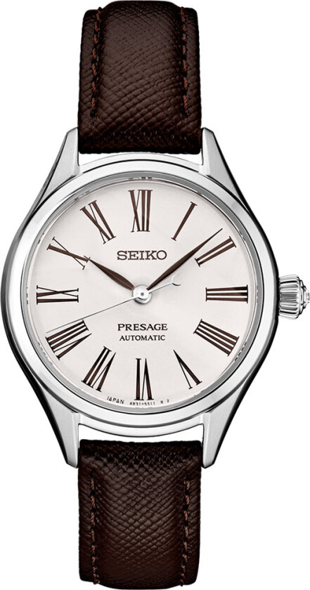 Seiko Presage Automatic Limited Edition SPB233J1 (1000 pieces worldwide) - Automatisk - Sølv - Dameklokker - Skinn - Safir