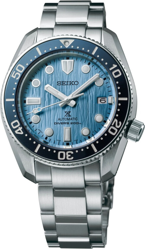 Seiko Prospex Glacier Save the Ocean 1968 Re-Interpretation SPB299J1 - Automatisk - Sølv - Herreklokker - Rustfritt stål - ledd m/pin - Safir
