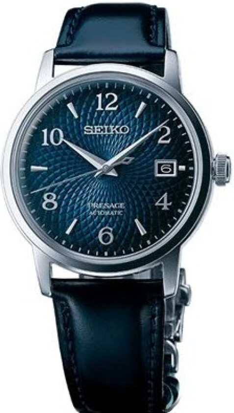 Presage Cocktail Time Manhattan Automatic SRPE43J1 - Automatisk - Sølv - Herreklokker - Skinn - Mineral