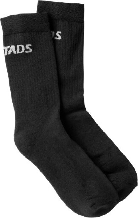 Kansas sokker 127543, sorte, 2-pakning, størrelse 44/47