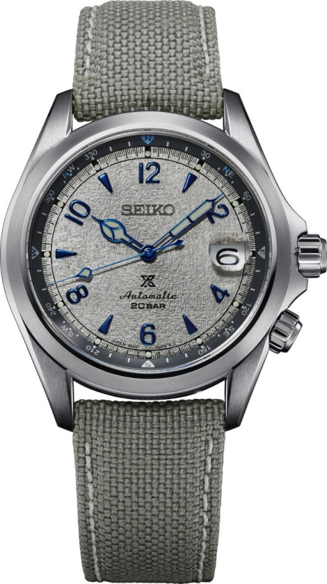 Seiko Prospex Rock Face European Limited Edition (3000 pieces worldwide) SPB355J1 - Automatisk - Sølv - Herreklokker - Skinn - Safir