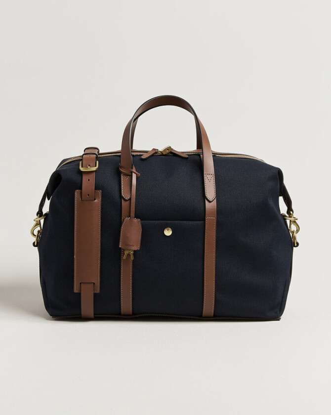 Bilde av M/S Avail 48h Nylon Weekendbag Deep Sea Blue/Cuoio