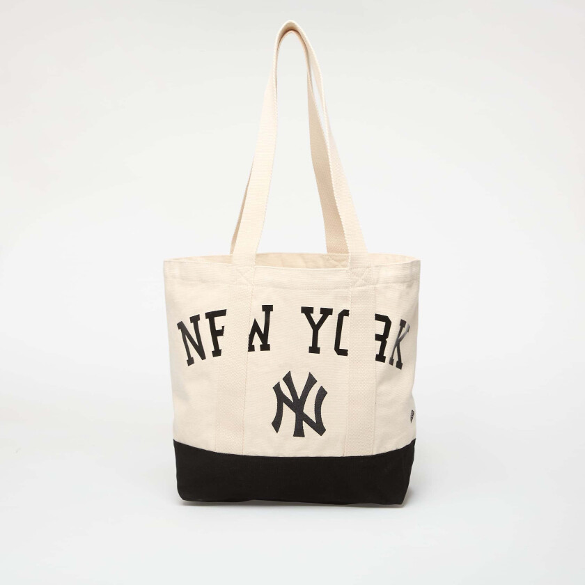 Veske New Era MLB Tote Bag New York Yankees Ivory/ Black Universal