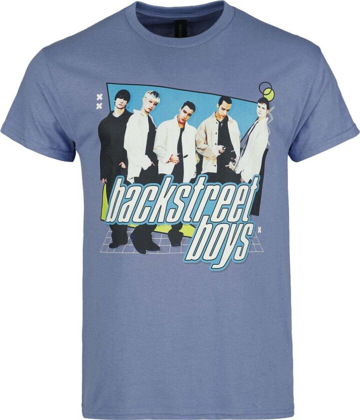 T-skjorte - 90's Pop Grid - S til 3XL - Herrer - lilla