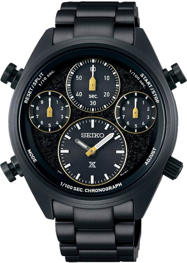Prospex Speedtimer Solar Limited Edition SFJ007P1 - Kvarts - Sort - Herreklokker - Rustfritt stål - ledd m/pin - Safir