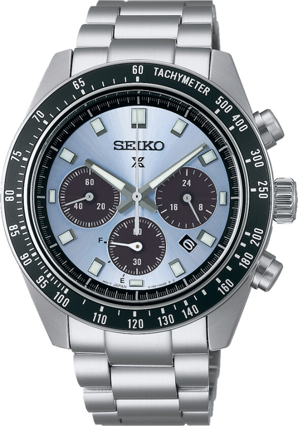 Prospex Solar Chronograph SSC935P1 - Kvarts - Sølv - Herreklokker - Rustfritt stål - ledd m/pin - Safir